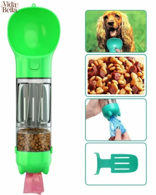 BOTELLA 4 EN 1 MULTIFUNCIONAL PARA MASCOTAS