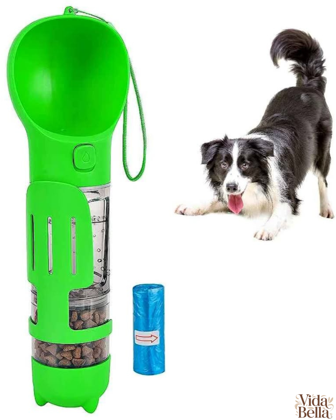 BOTELLA 4 EN 1 MULTIFUNCIONAL PARA MASCOTAS