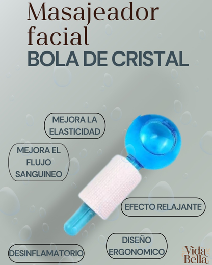 MASAJEADOR FACIAL , BOLAS DE REFRIGERACION